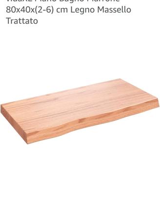 mensola in legno trattato nuova