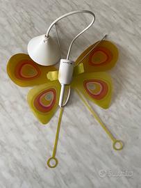 Lampadario Farfalla con ricambio ali colorate
