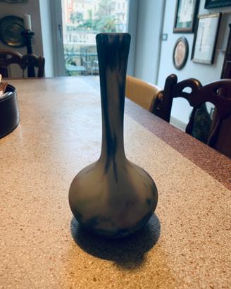 Muller Freres Luneville vaso vetro sabbiato1930