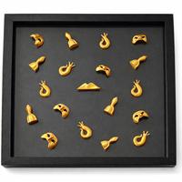 Quadro simboli porta fortuna Napoli 