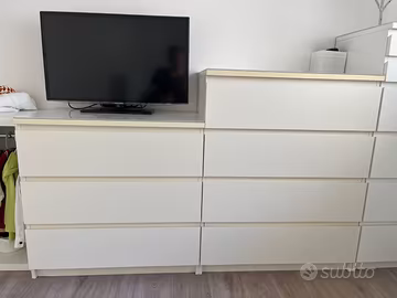 Cassettiere Malm da 3 e 4 cassetti