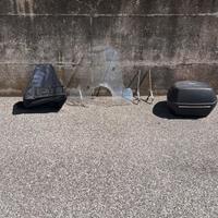 Parabrezza e bauletto Aprilia Scarabeo