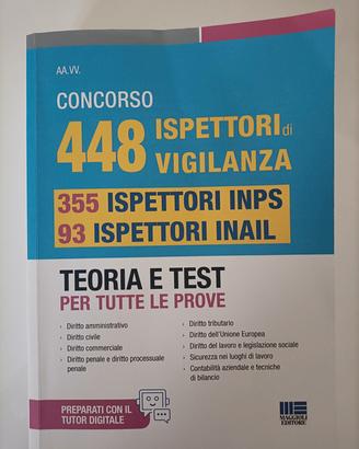 libro concorso ispettori inps inail 448