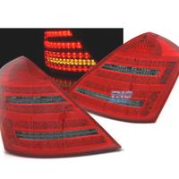 FANALI MERCEDES W221 05-09 LED DINAMICI ROSSI FUME