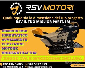 Motocarriola minidumper RSV IVA E SPEDIZIONE INCLU