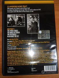 4 DVD in bianco nero LE AVVENTURE DI DICK TRACY