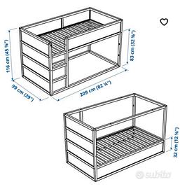 letto Ikea kura
