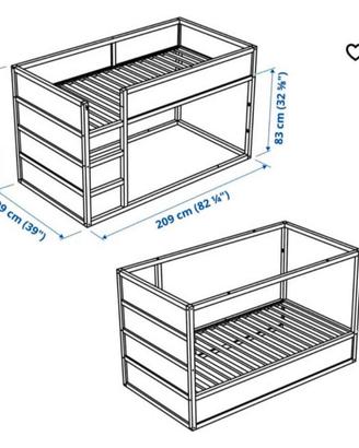 letto Ikea kura