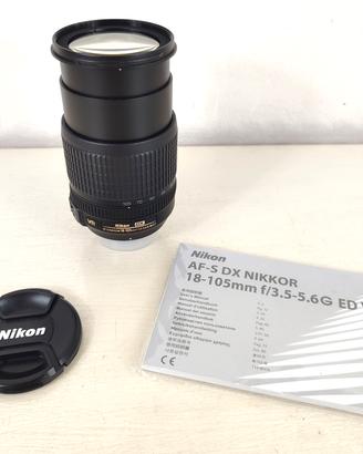 Obiettivo Zoom Nikon 18-105 VR Perfetto