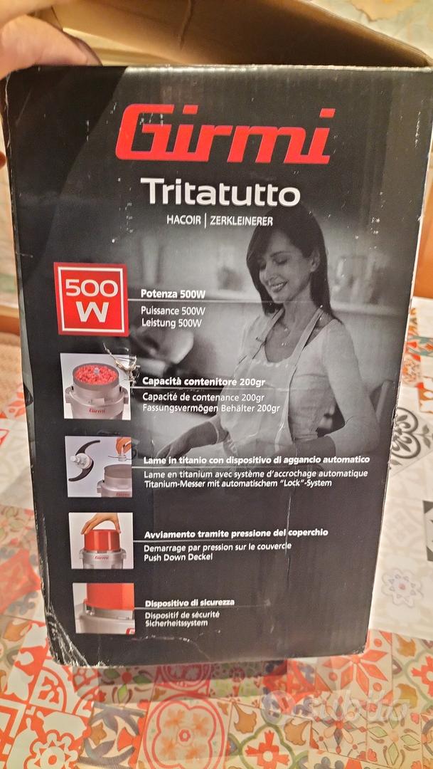 Tritatutto GIRMI con Lame in Titanio 500 W