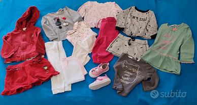 Stock abbigliamento usato bimbo e bimba, 0-4 anni