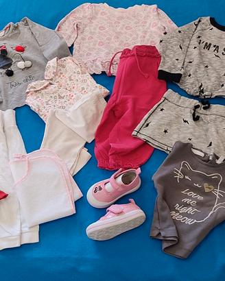Stock abbigliamento usato bimbo e bimba, 0-4 anni
