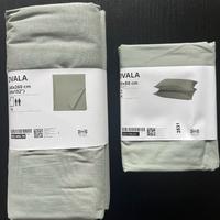 lenzuolo matrimoniale e copricuscini