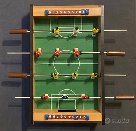 Vintage Bigliardino calcio balilla da tavolo 53x31