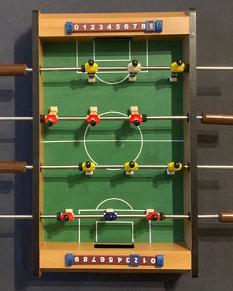 Vintage Bigliardino calcio balilla da tavolo 53x31