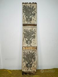 Elemento in legno  siciliano del secolo XlX