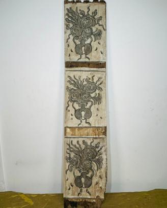 Elemento in legno  siciliano del secolo XlX