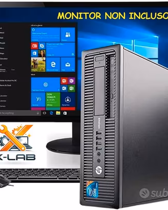 PC FISSO HP i5/16GB RAM/SSD + HD / WIN 11 PRO