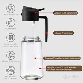 Spruzzatore e distributore di olio 2 in 1