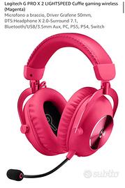 logitech g pro x 2 light speed cuffie gaming