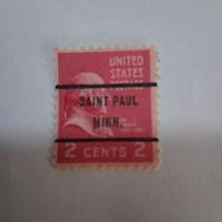 francobollo john adams da 2 c. raro stati uniti