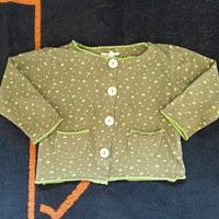 Mapero 12 m cardigan cotone verde Neonata bambina