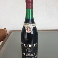 Aliberti anni 60 bottiglia vino collezione nebbiol