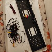 portatarga con telecamera 