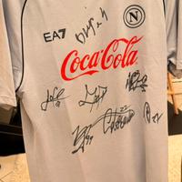Maglia Ufficiale SSC Napoli EA7 - Autografata