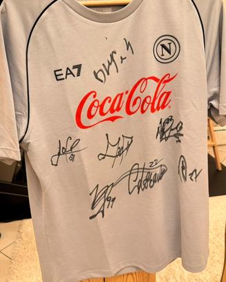 Maglia Ufficiale SSC Napoli EA7 - Autografata