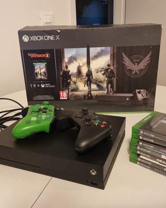 Xbox One X 1 TB + 2 Controller + giochi