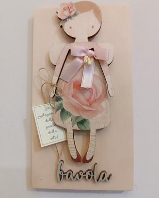 Quadretto in legno Favola