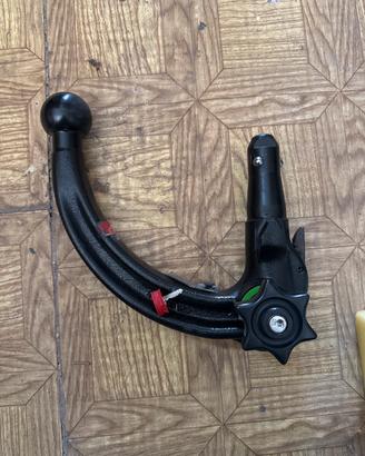 gancio traino mai usato montato mercedes classe B