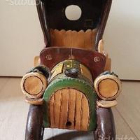 Ceramica artistica Valbruna auto d' epoca