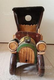 Ceramica artistica Valbruna auto d' epoca