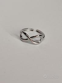 anello infinito acciaio