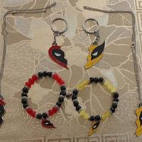 collane,portachiavi e bracciali Deadpoolewolverine