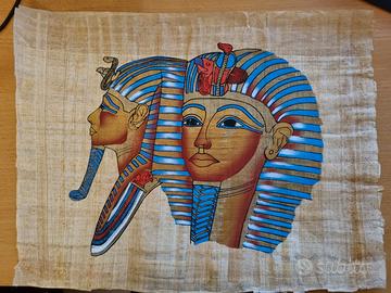 antico Papiro egiziano su foglio di papiro