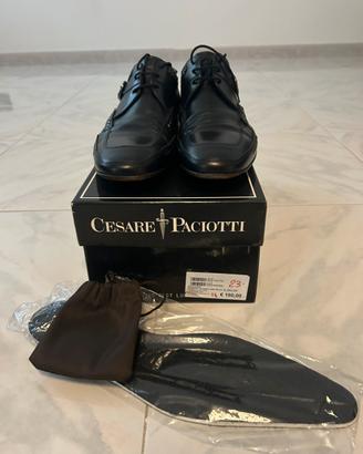 Scarpe eleganti Cesare Paciotti nere numero 9 1/2