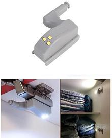 Lampada LED per Cerniera Armadio con Sensore