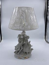 Lampada ceramica capodimonte