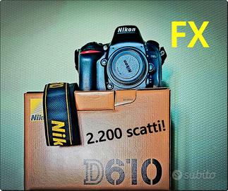 Nikon D610 FX praticamente nuova