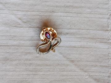 Spilla da giacca a forma di serpente