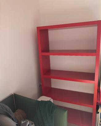 libreria Ikea Billy Rossa