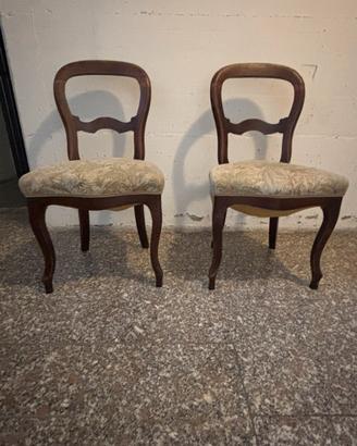 Copia sedie luigi filippo in legno