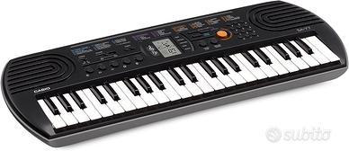 Casio SA-77, Tastiera 44 tasti, 8 voci, Nero/Grigi