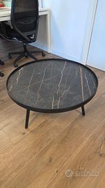 Tavolino da salotto con top in gres