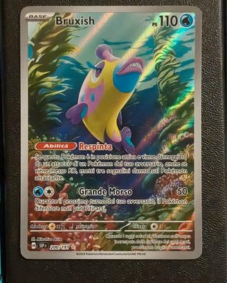 carta pokemon  bruxish fuoriserie