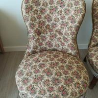 Coppia Poltroncine fine '800