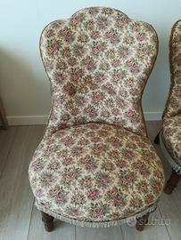 Coppia Poltroncine fine '800
